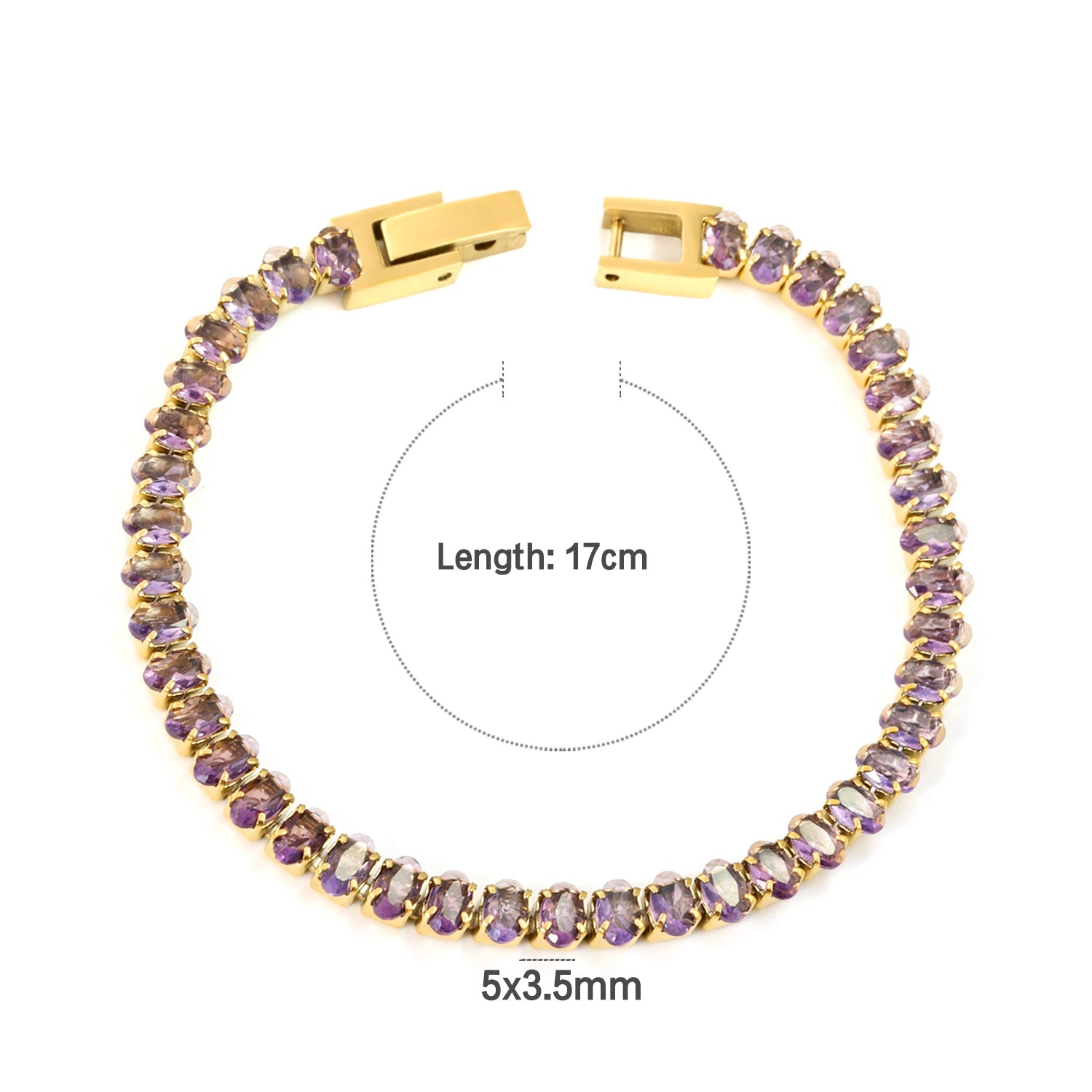 Lavender Luxe Tennis Bracelet