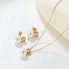 Gilded Pearl Drop Set