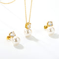 Gilded Pearl Drop Set