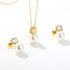 Gilded Pearl Drop Set
