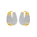 Mini Luxe Pavé Huggies