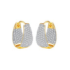 Mini Luxe Pavé Huggies