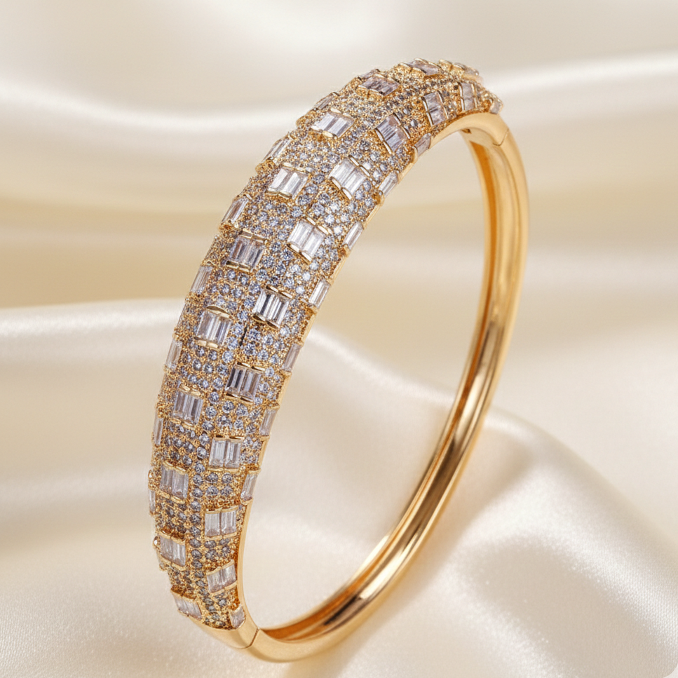 Gilded Symphony Bangle