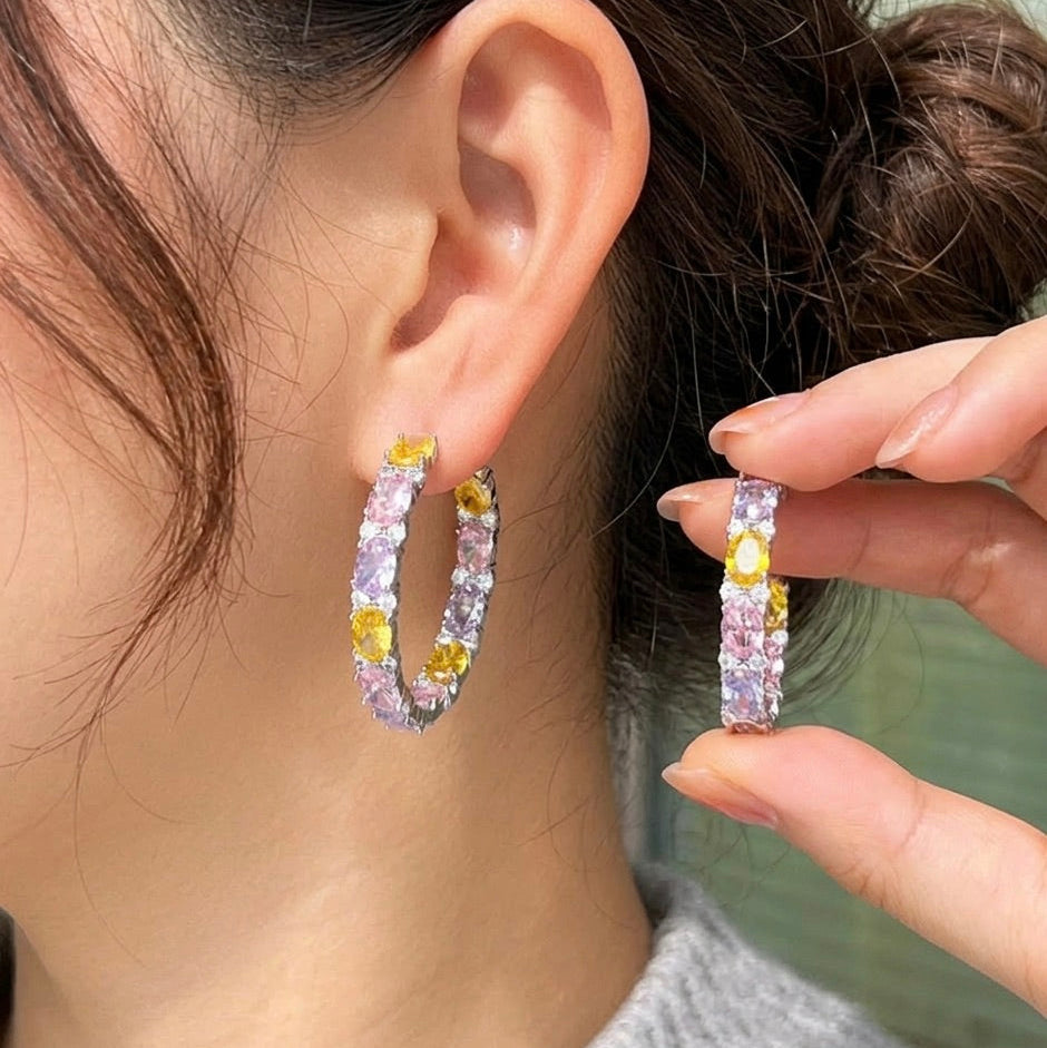 Rainbow Enchantment Hoops