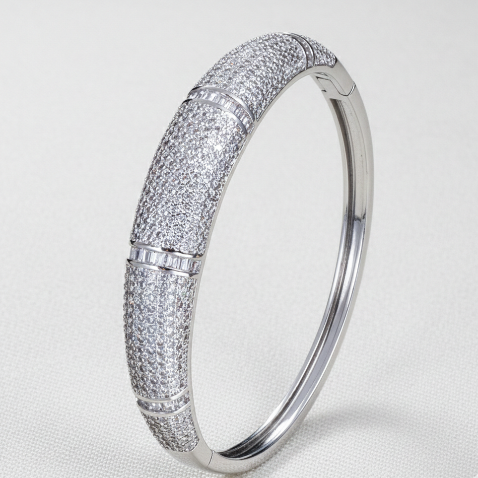 Stellar Horizon Pavé Bangle
