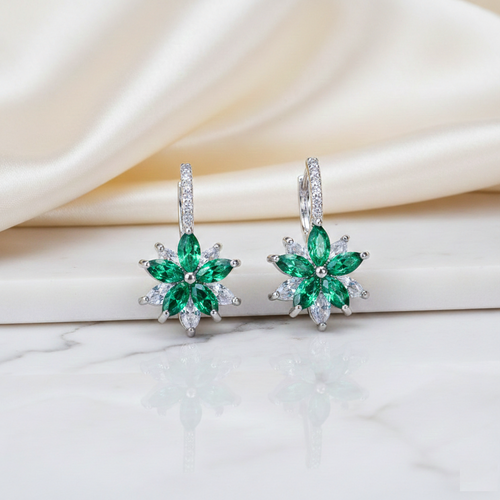 Blossom Earrings Green