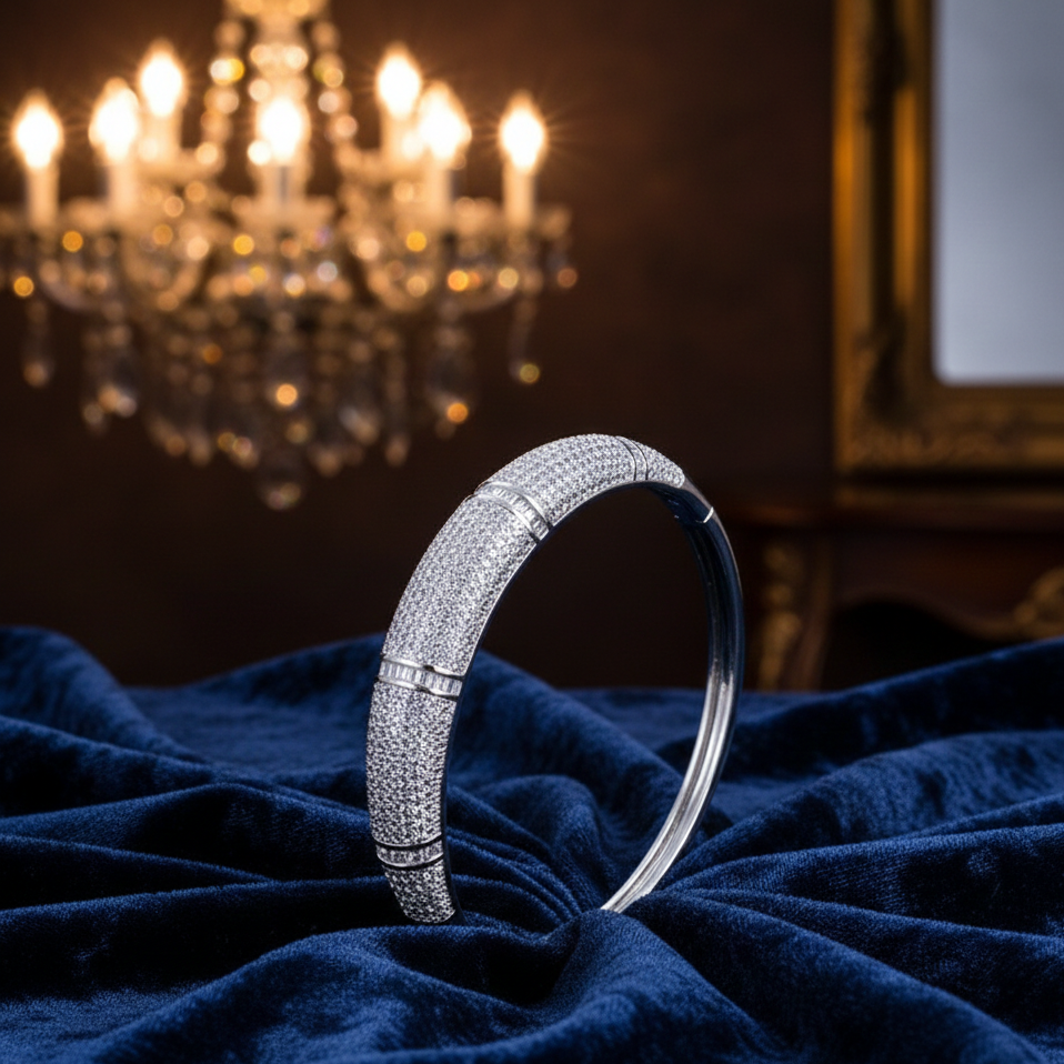 Stellar Horizon Pavé Bangle