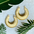 Golden Tide Hoops
