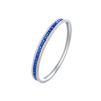 Royal Pavé Bangle Blue
