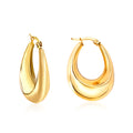 Luna Oval Hoops