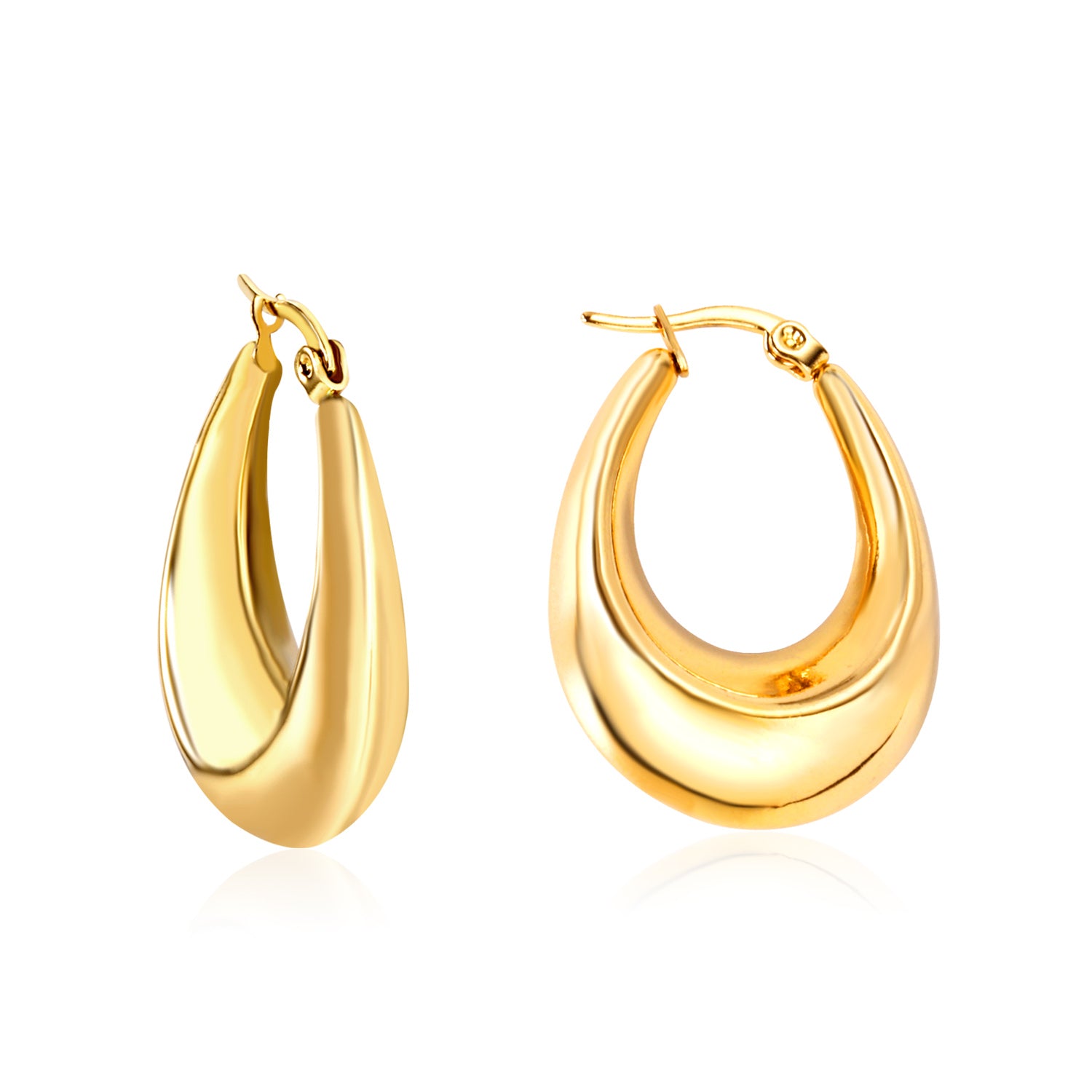 Luna Oval Hoops
