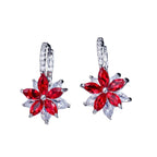 Blossom Earrings Red