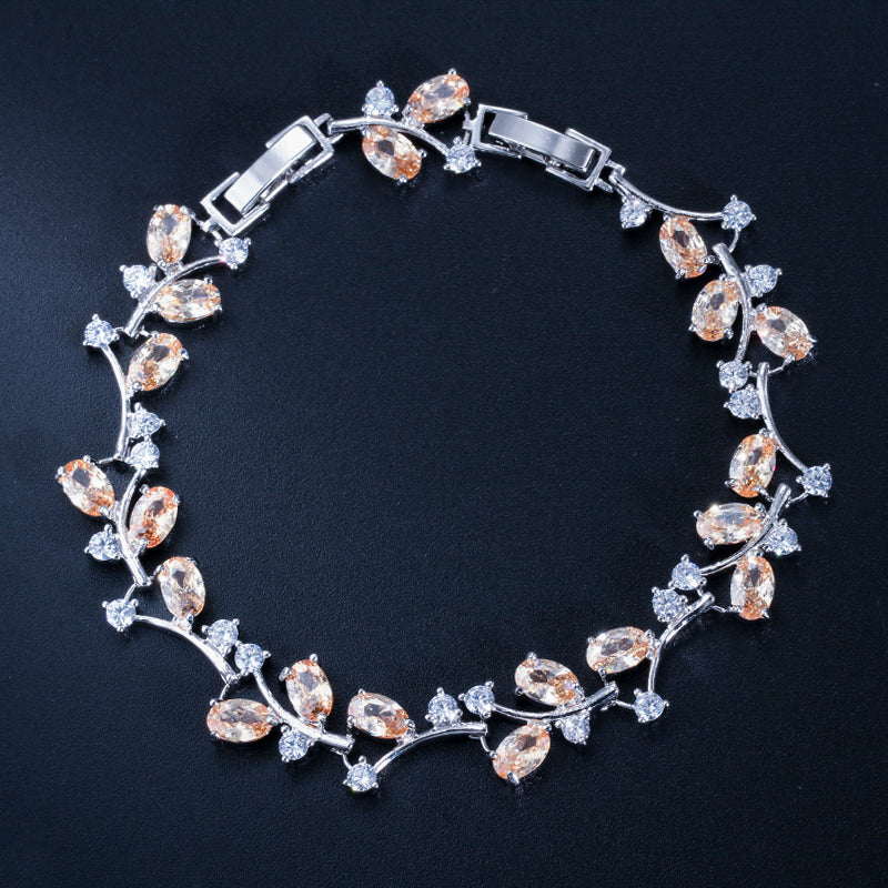 Scarlet Vine Marquise Bracelet