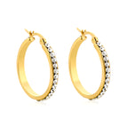 Gilded Glamour Hoops