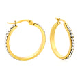 Gilded Glamour Hoops