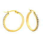 Gilded Glamour Hoops