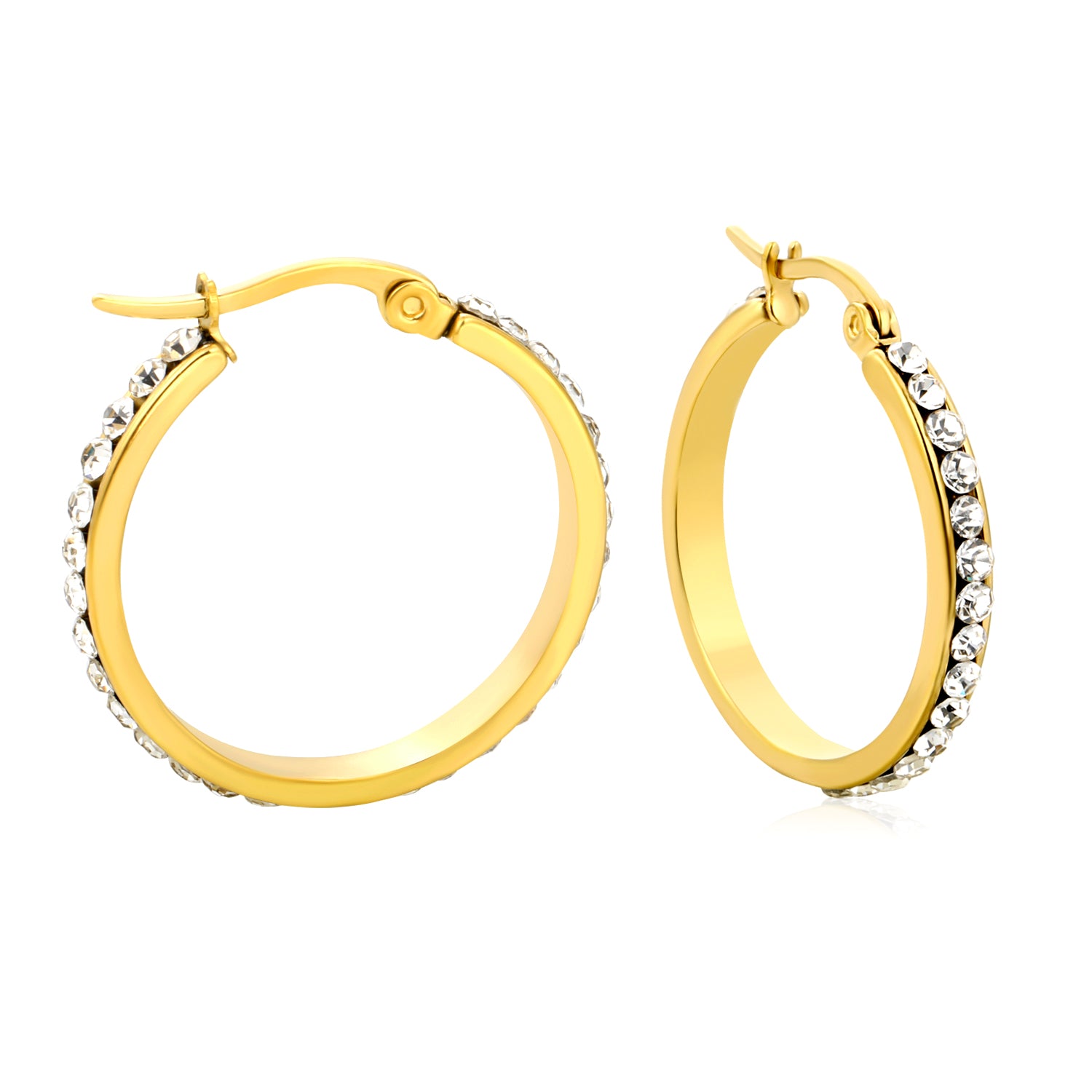 Gilded Glamour Hoops