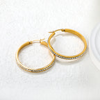 Gilded Glamour Hoops