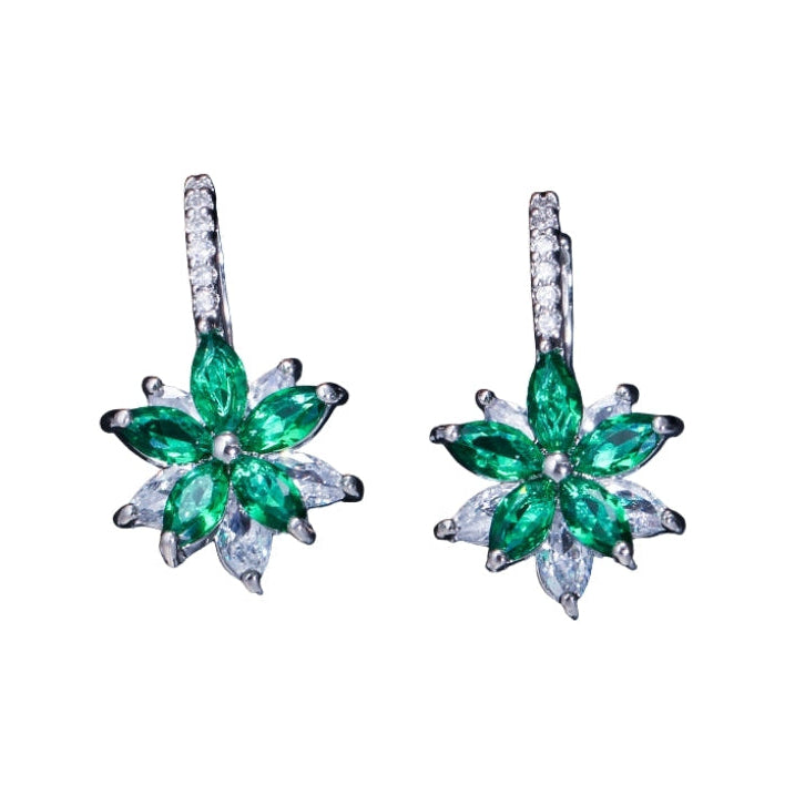 Blossom Earrings Green