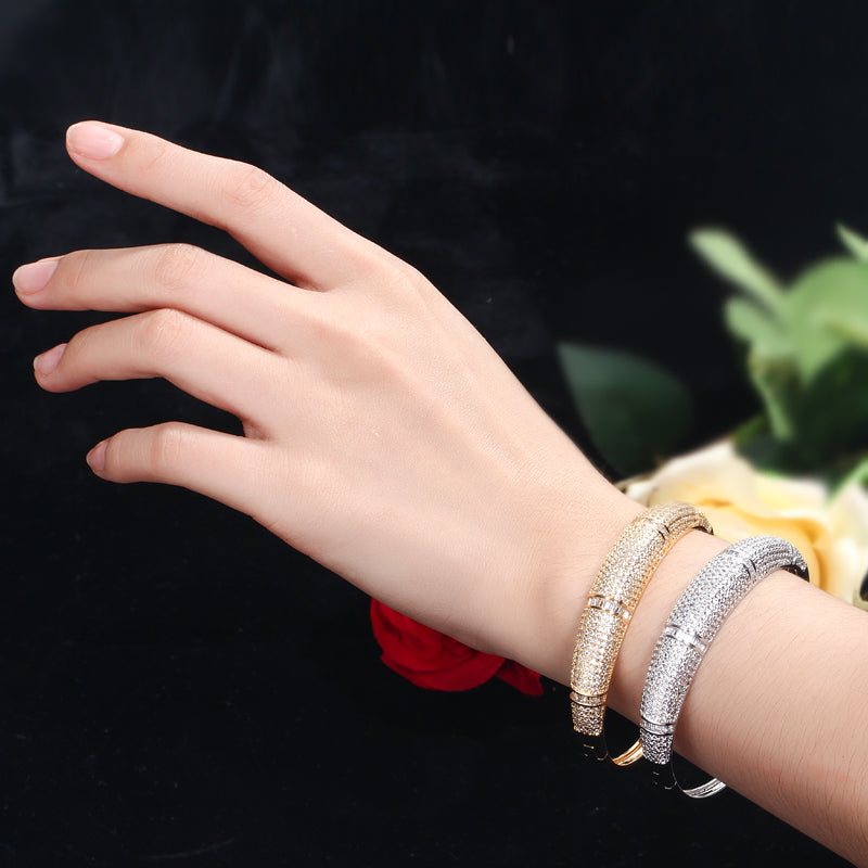 Stellar Horizon Pavé Bangle