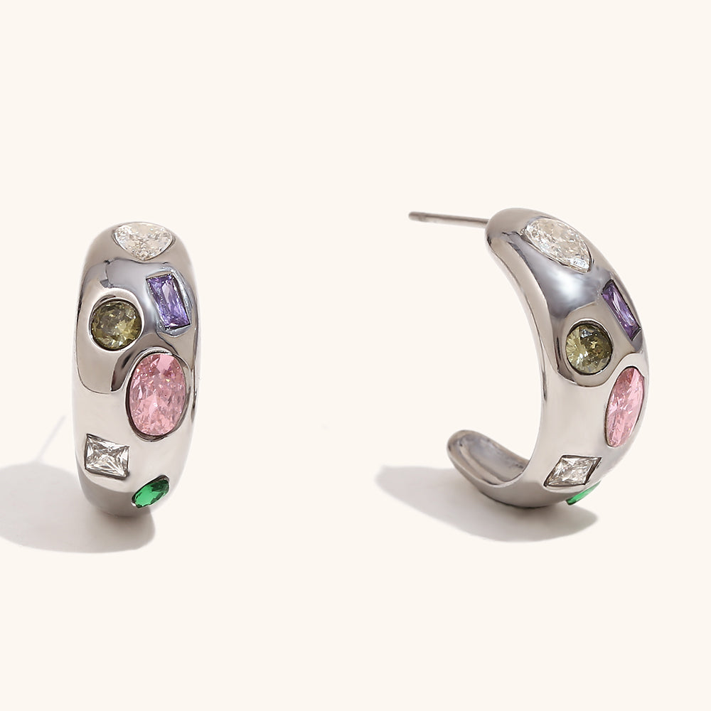 Rainbow Scatter Huggies